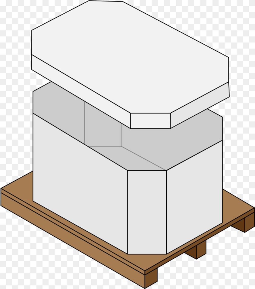 1006x1140 Gaylord Definition, Box, Plywood, Wood, Cardboard Sticker PNG
