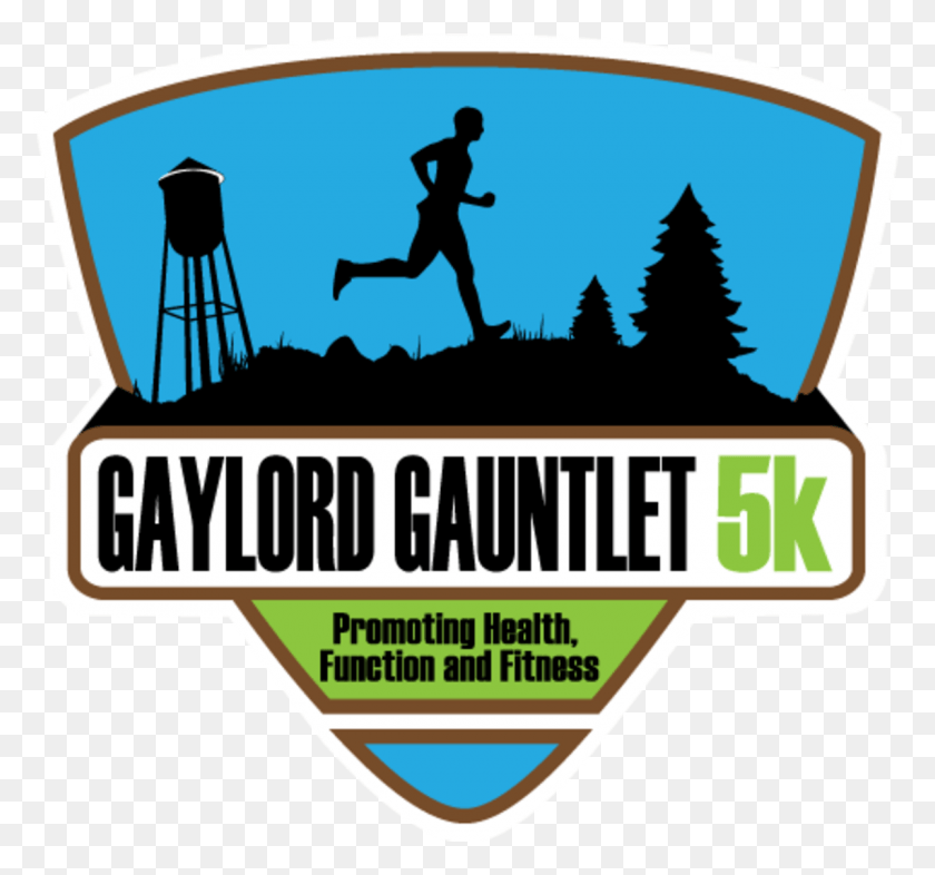 1200x1117 Gaylord Gauntlet 5k Logo Tagline And White Stroke, Person, Human, Word HD PNG Download