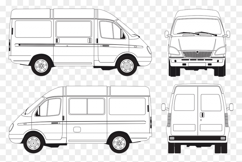 960x621 Gazelle Passenger Bus Minibus Passenger Vector Gazelle Minibus, Van, Vehicle, Transportation HD PNG Download