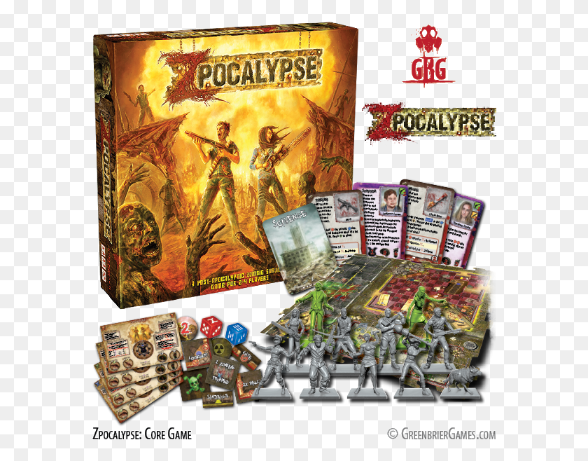 579x598 Gbg Zpocalypse Core Game Настольная Игра Zpocalypse, Человек, Человек, Азартные Игры Hd Png Скачать