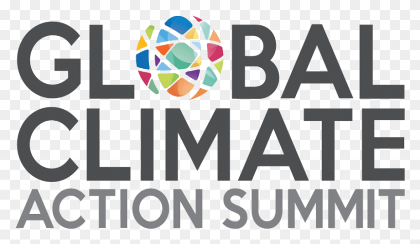 801x441 Gcas Original Global Climate Action Summit, Text, Alphabet HD PNG Download