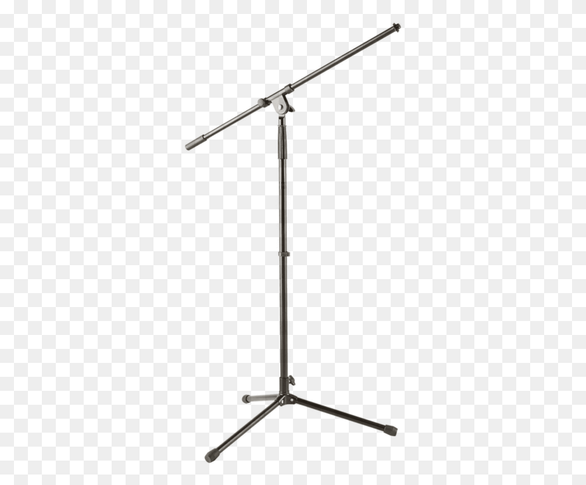 314x635 Gear Tripod Mic Stand With Fixed Boom Black Microphone, Utility Pole, Weapon, Weaponry HD PNG Download