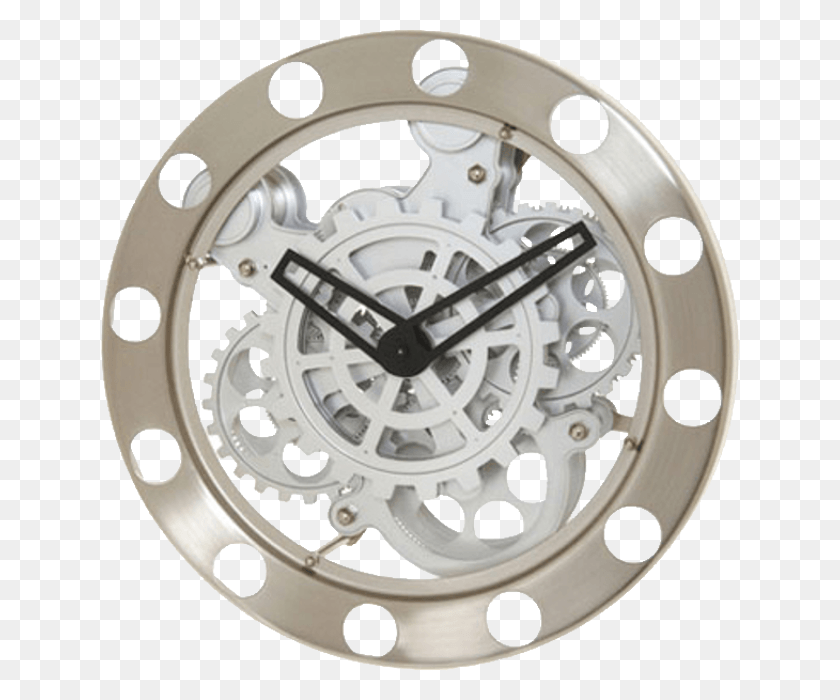640x640 Engranaje Reloj De Pared Kikkerland Reloj De Pared Engranaje, Reloj De Pulsera, Balón De Fútbol, ​​Pelota Hd Png
