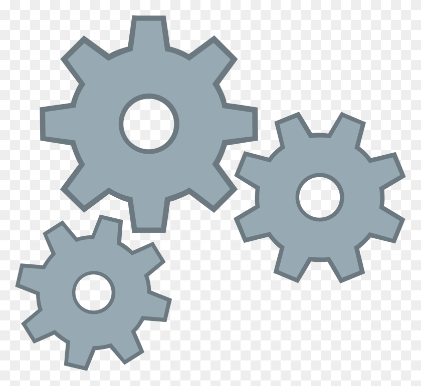 1948x1778 Gears Clipart Transparent Background Gears With No Background, Cross, Symbol, Machine HD PNG Download