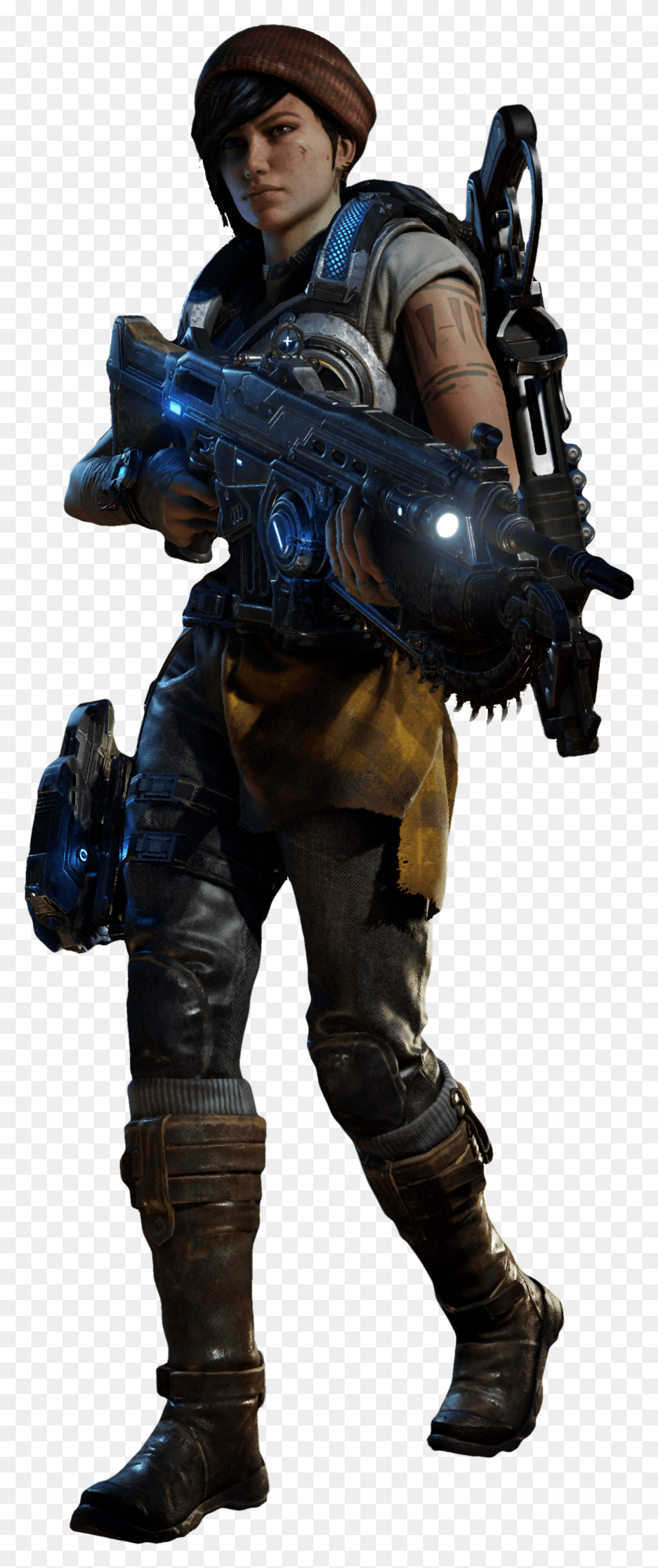 1301x3240 Gears Of War 4 Character Kait Kate Diaz Gears Of War, Clothing, Apparel, Person HD PNG Download