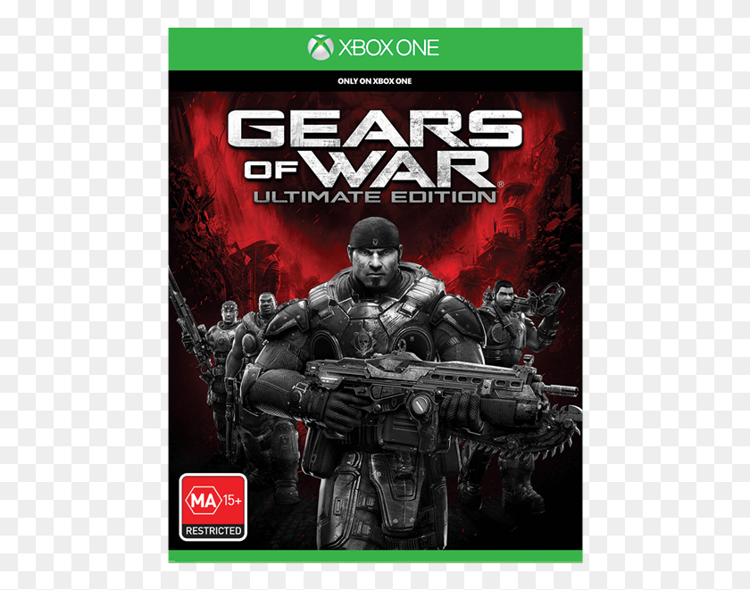 466x601 Gears Of War Ultimate Edition Gears Of War Ultimate Edition Box Art, Person, Human, Helmet HD PNG Download