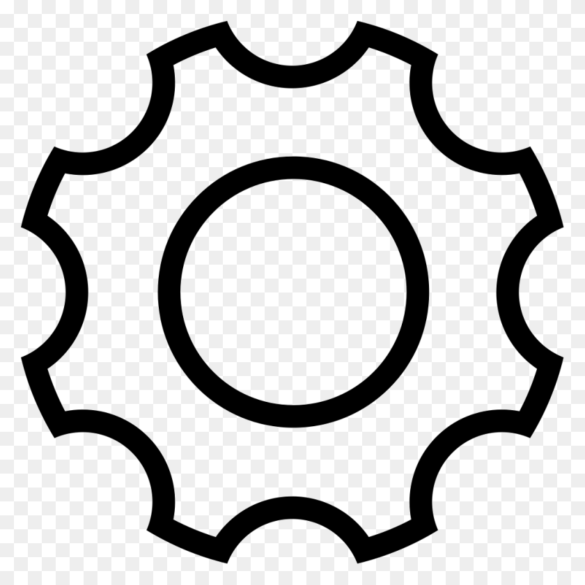 981x981 Gears Outline Business Automation Icon, Machine, Gear HD PNG Download