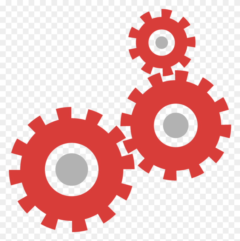819x826 Gears Pic Transparent Background Gear, Machine, Poster, Advertisement HD PNG Download