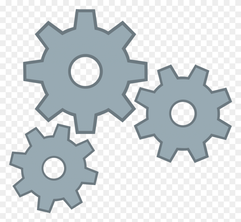 1000x912 Gears Picture Gears Clipart No Background, Cross, Symbol, Machine HD PNG Download