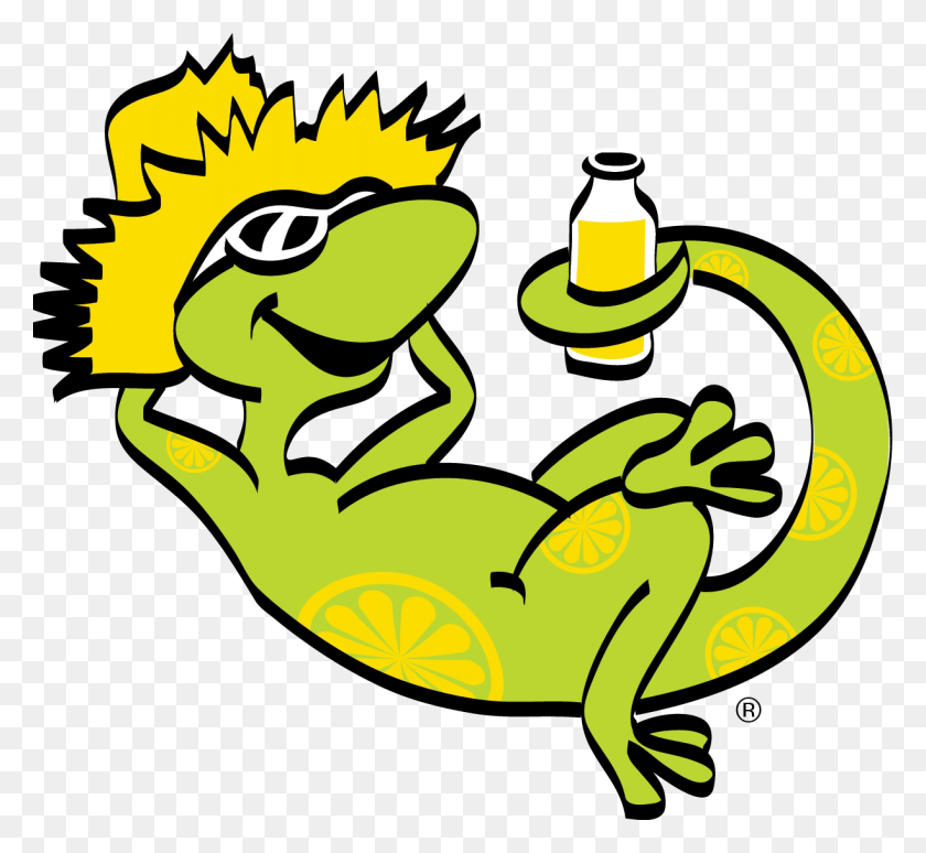 1225x1122 Gecko Alone Calypso Drink Logo, Animal, Amphibian, Wildlife HD PNG Download