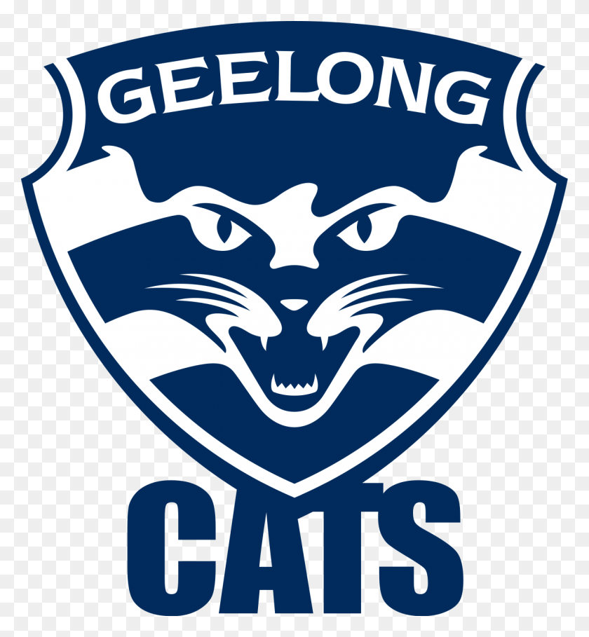 1200x1307 Geelong Football Club Geelong Cats Logo, Armor, Symbol, Trademark HD PNG Download