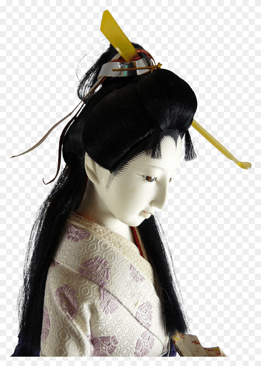 1360x1949 Geisha Japanese Dolls Girl, Doll, Toy, Person HD PNG Download
