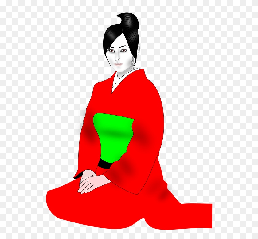 548x720 Descargar Png / Geisha, Kimono, Ropa, Persona Hd Png
