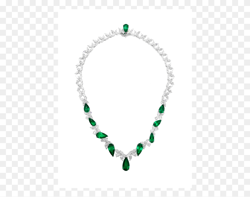 451x601 Gem Emerald Necklace Necklace, Accessories, Accessory, Jewelry Descargar Hd Png