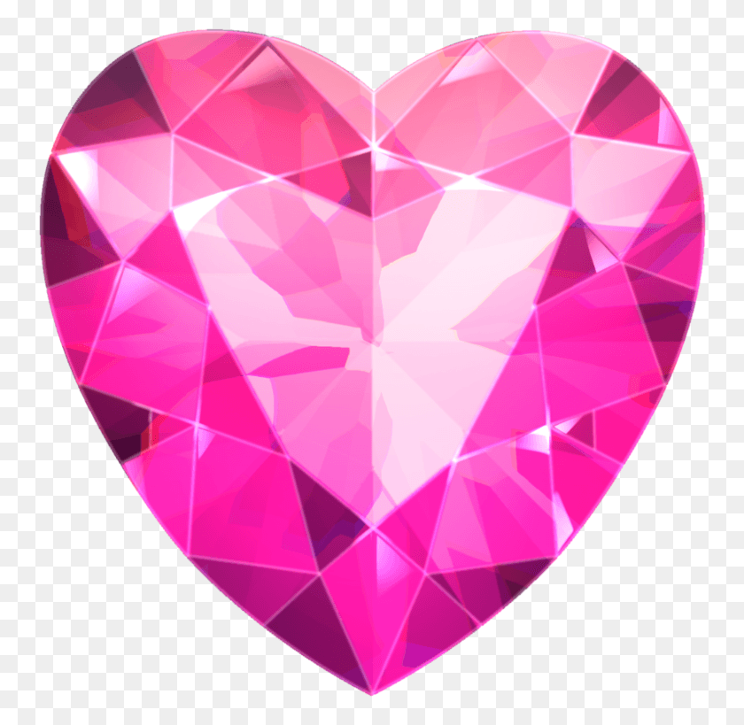 758x759 Gem Sticker Heart, Diamond, Gemstone, Jewelry HD PNG Download