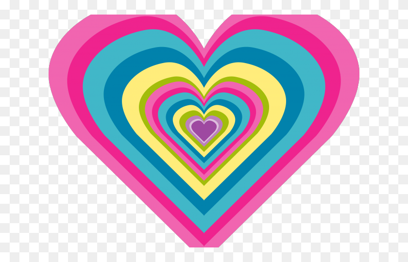 640x480 Gems Clipart Rainbow Heart Clip Art, Heart, Rug, Dating HD PNG Download