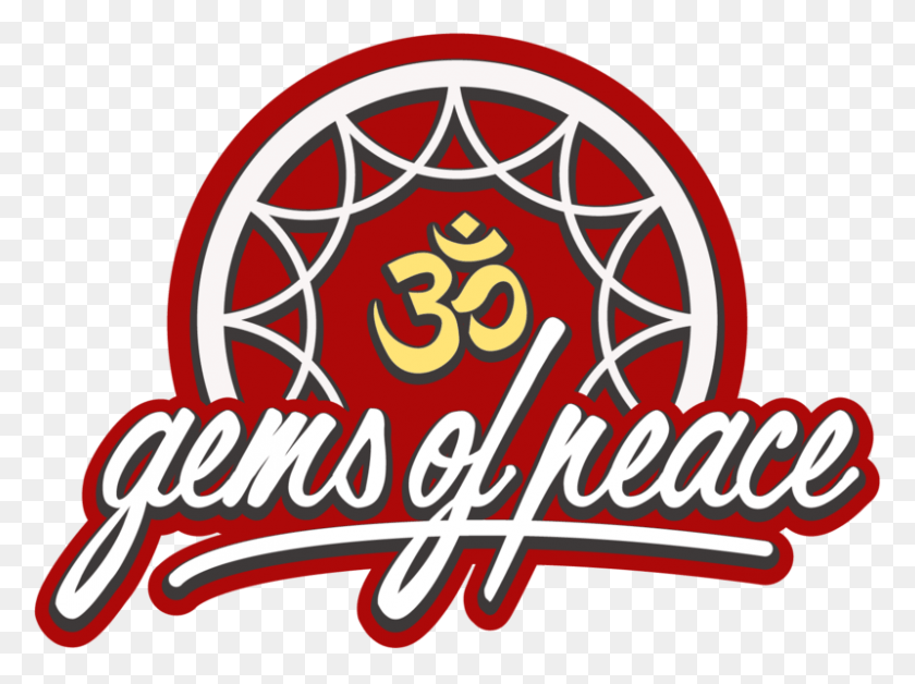 800x583 Gems Of Peace Logo Графический Дизайн, Символ, Товарный Знак, Текст Hd Png Скачать