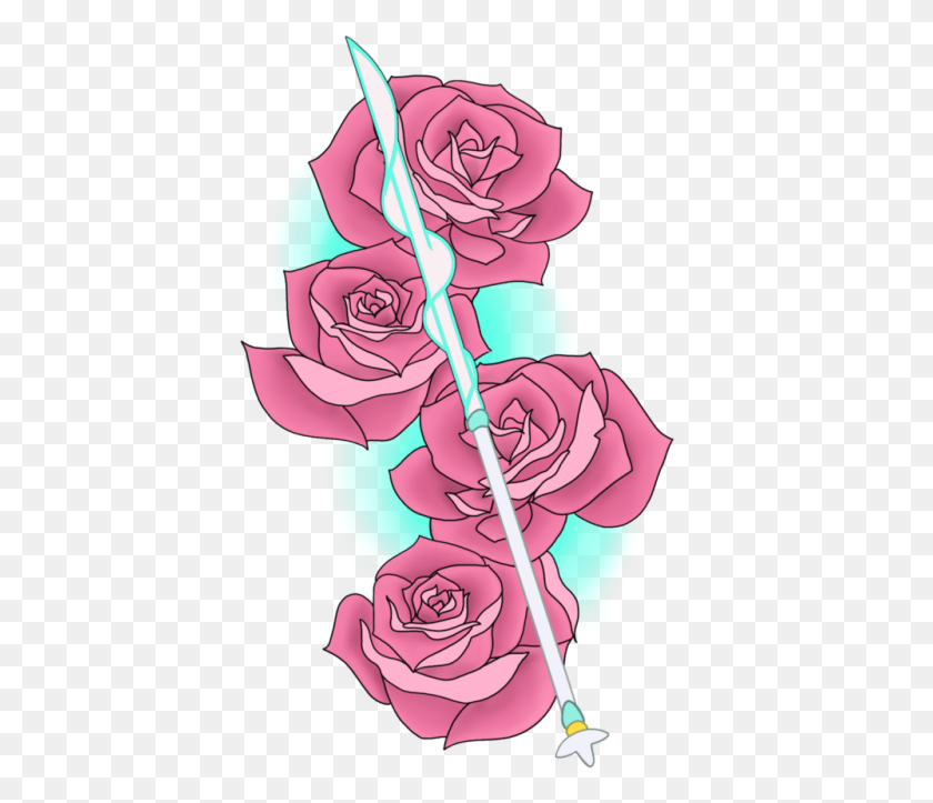 410x663 Descargar Png / Gems You Do It For Her That Rose Steven Universe Tattoo, Graphics, Planta Hd Png