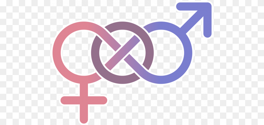 522x400 Gender Identity Group Genderfluid Symbol, Knot PNG