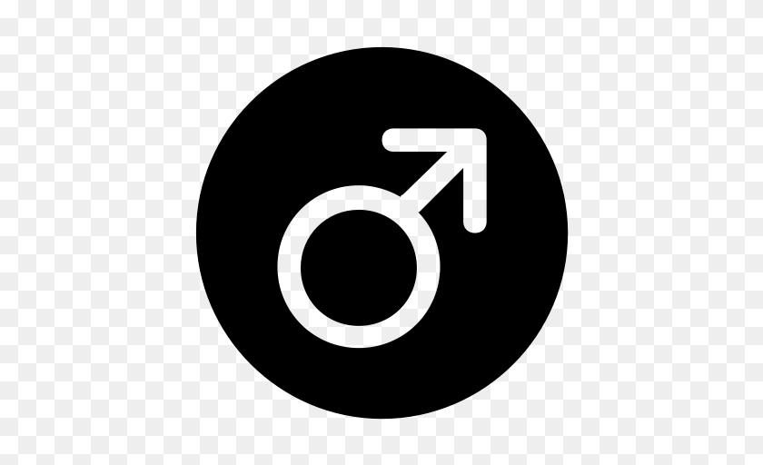 512x512 Gender Male Gender Gender Symbol Icon And Vector For, Gray PNG