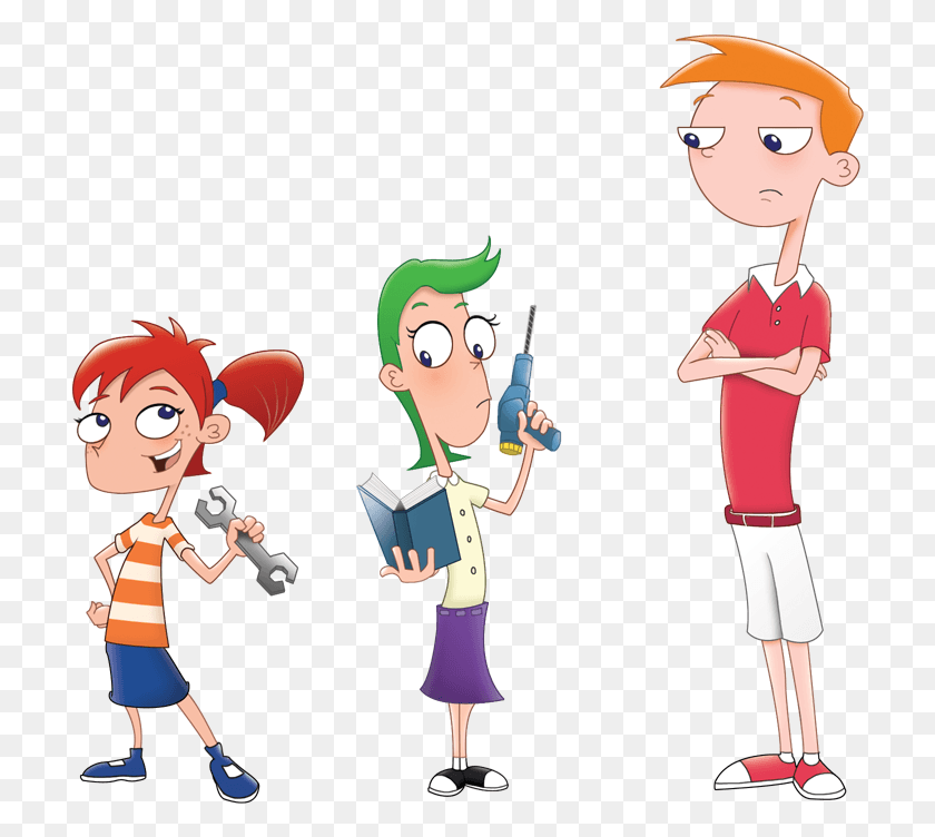 712x692 Gender Swapped Phineas Amp Ferb Genderbent Phineas And Ferb, Person, Human, Performer HD PNG Download