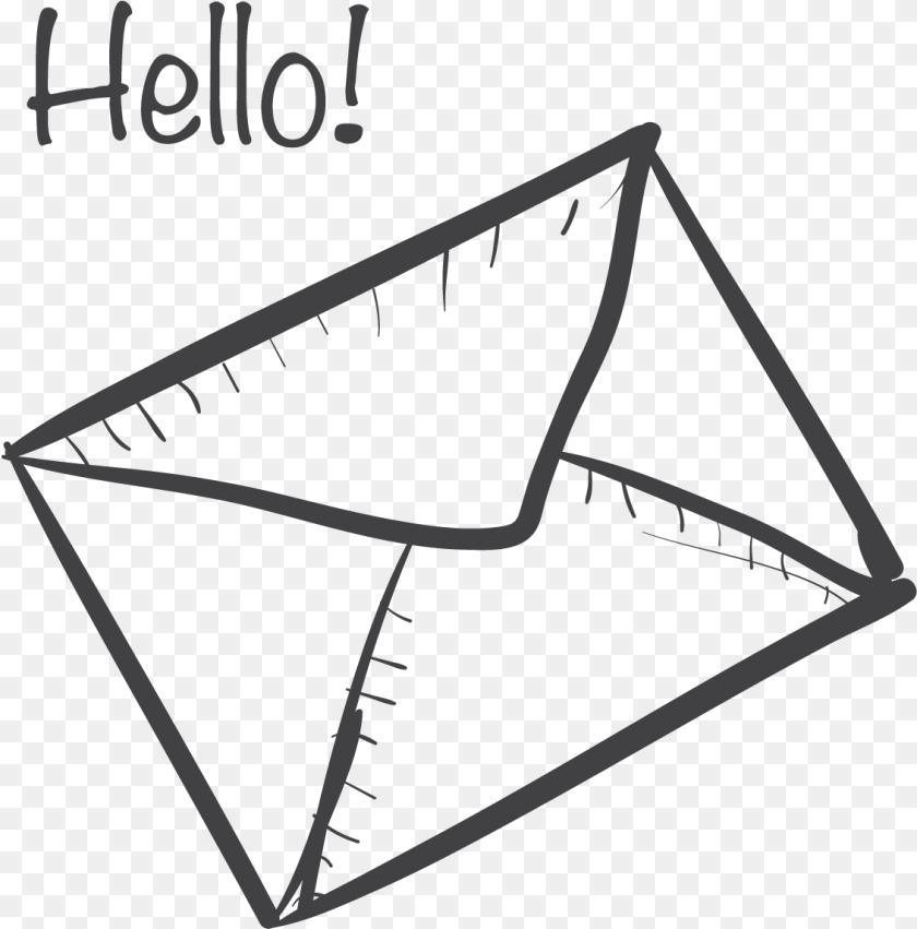 General, Envelope, Mail, Triangle, Blackboard Sticker PNG