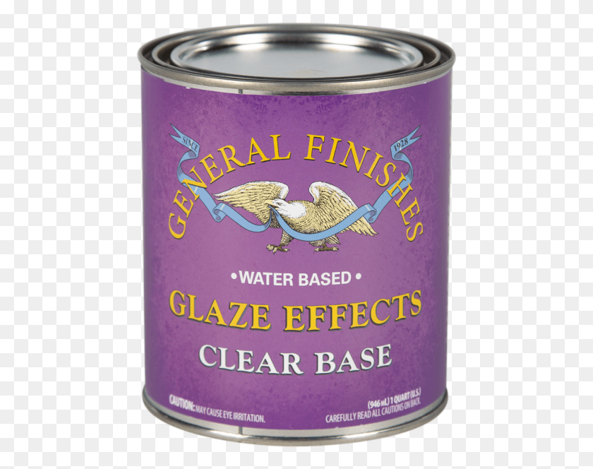 455x604 General Finishes Clear Base Glaze Effects Quart Fish Products, Bird, Animal, Tin HD PNG Download