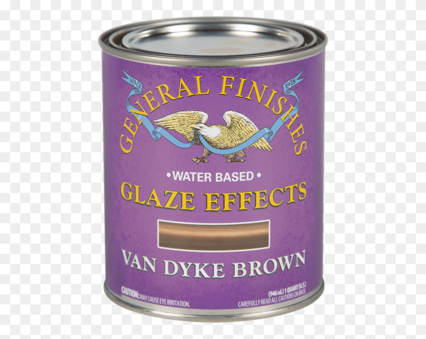 459x608 General Finishes Van Dyke Brown Glaze Effects Quart Fish Products, Bird, Animal, Tin HD PNG Download
