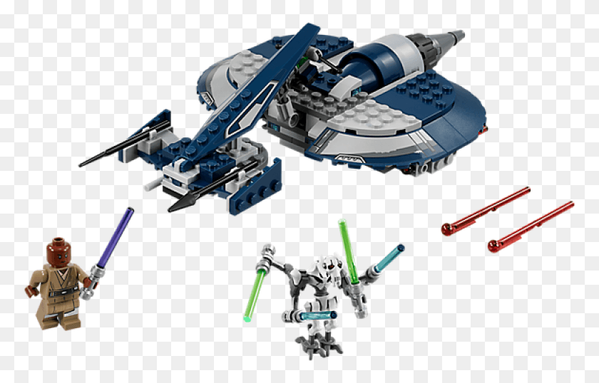 775x478 Descargar Png General Grievous Lego Star Wars General Grievous Combat Speeder, Juguete, Nave Espacial, Aeronave Hd Png