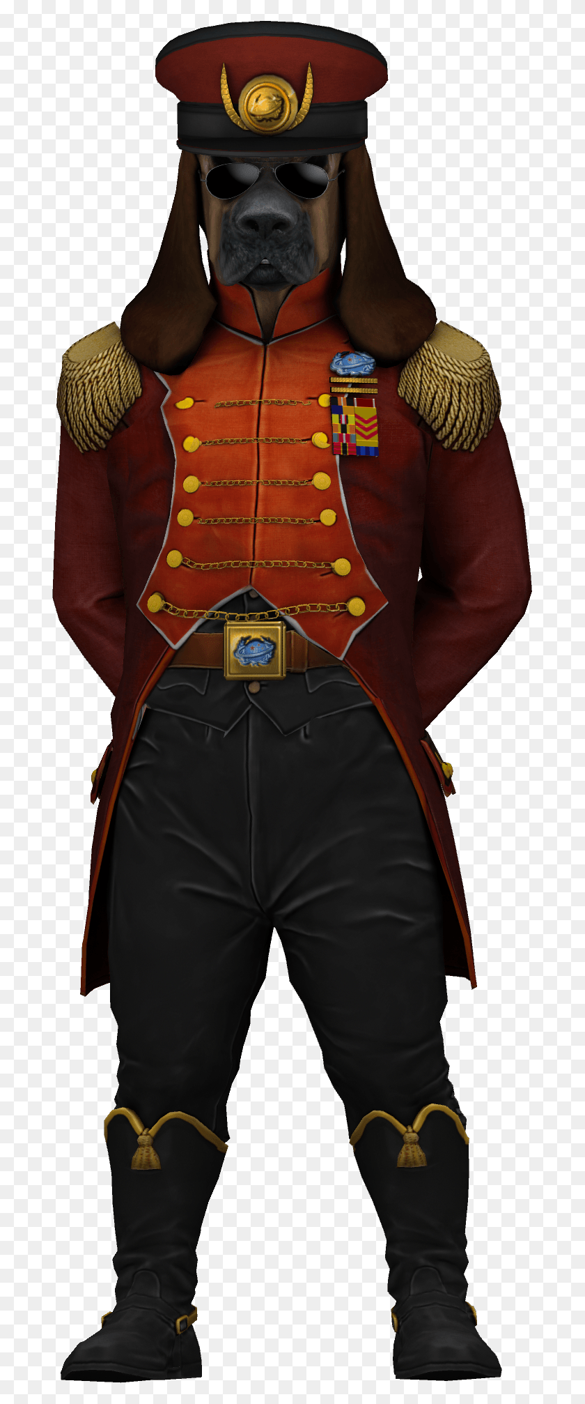 689x1954 General Pepper Star Fox General Pepper, Military, Military Uniform, Clothing HD PNG Download