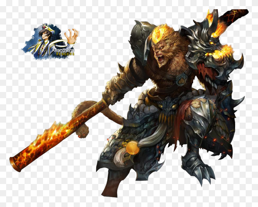 909x717 General Wukong Photo General Wukong Render Zps3f7790e2 League Of Legends Wukong, Person, Human, Helmet HD PNG Download