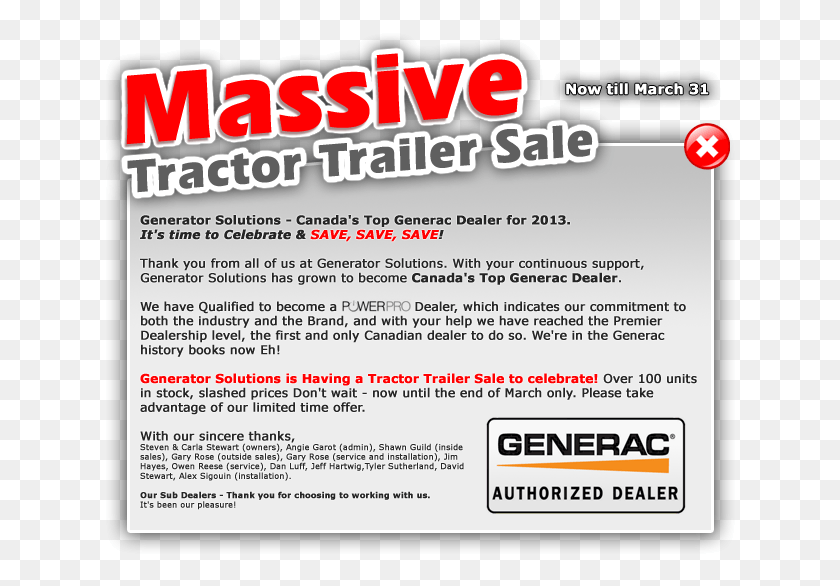 634x526 Generators Generac Power Systems, Flyer, Poster, Paper HD PNG Download