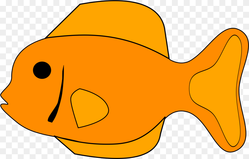 Generic Big Clip Art Of A Fish, Animal, Sea Life, Clothing, Hat Sticker PNG