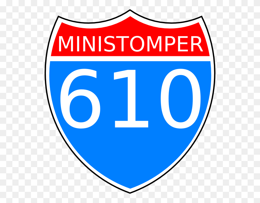 552x596 Generic Interstate Sign Clip Art Emblem, Number, Symbol, Text HD PNG Download