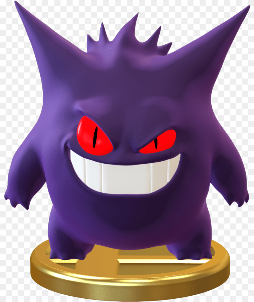 Gengar Pokemon Fan Art, Purple, Animal, Cat, Fish PNG
