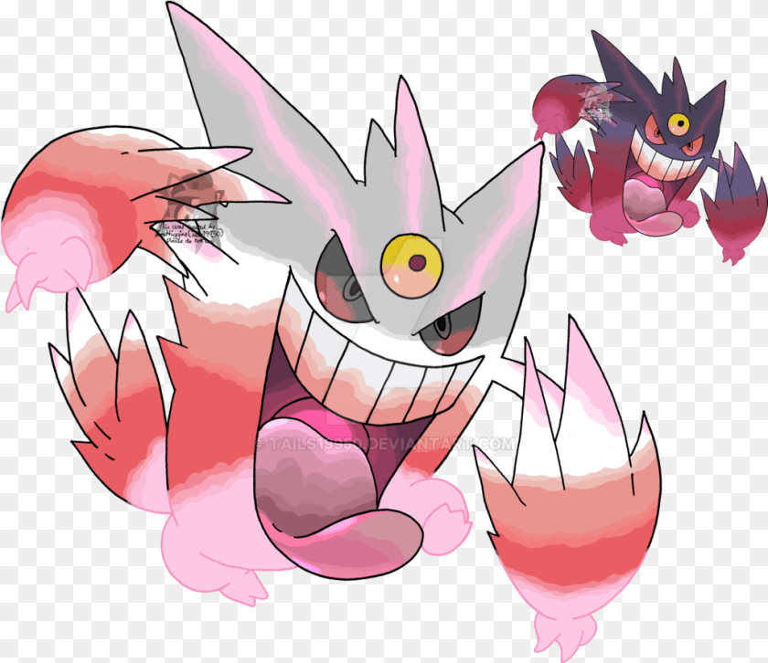 Gengar Pokemon Mega Gengar Art Shiny, Book, Comics, Publication, Animal PNG