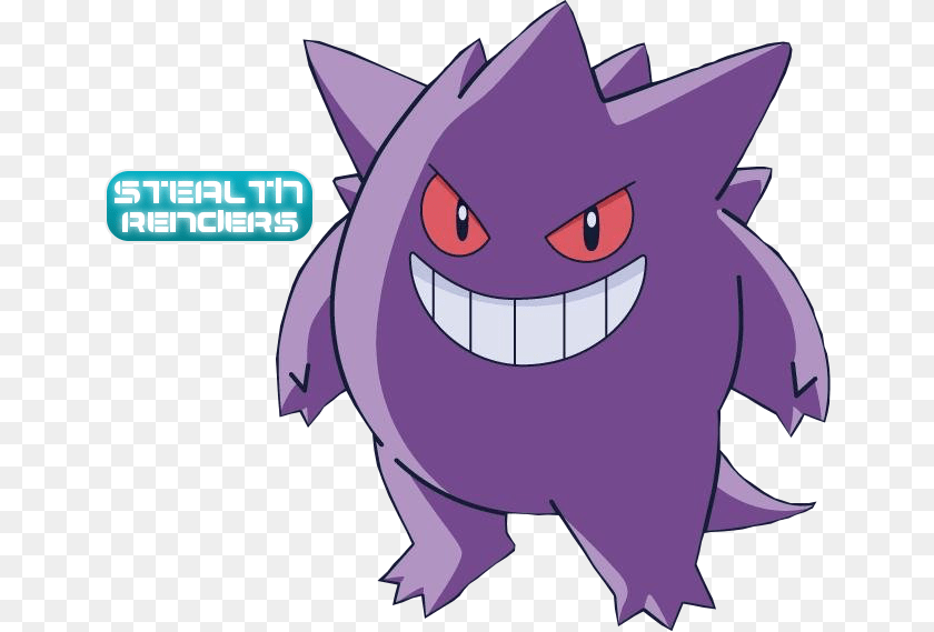 Gengar Render, Purple, Book, Comics, Publication PNG