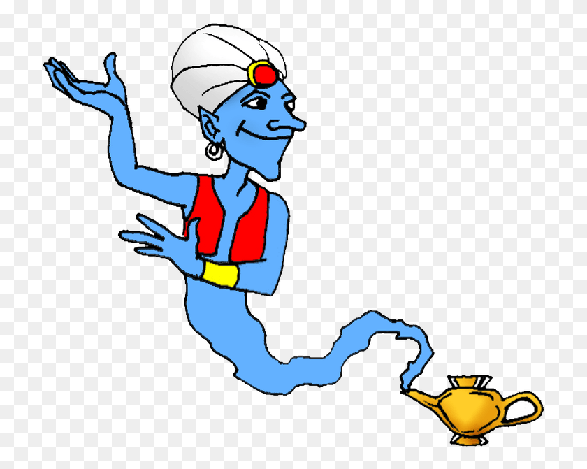 723x611 Genie 20clipart Genie Coming Out Of Bottle, Person, Human, People HD PNG Download
