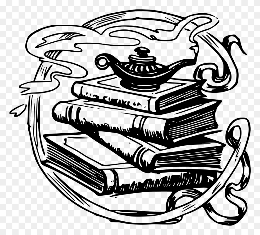 1024x920 Genie Lamp On Books, Gray, World Of Warcraft HD PNG Download