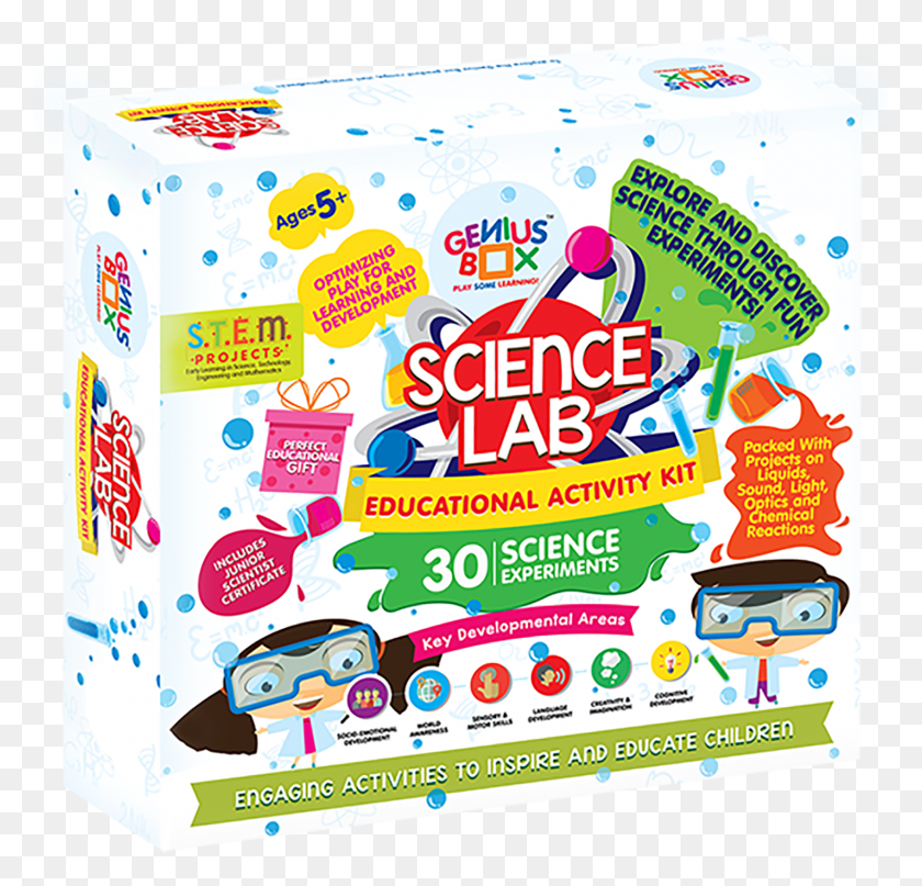 1460x1399 Genius Box Science Lab, Этикетка, Текст, Бумага Hd Png Скачать