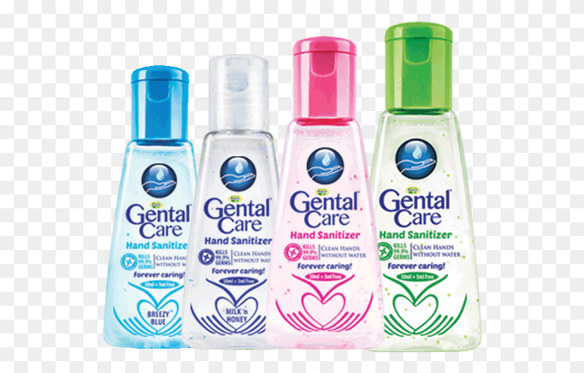 546x477 Gental Care Hand Sanitizer Plastic Bottle, Label, Text, Cosmetics HD PNG Download