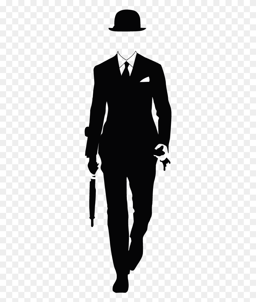 287x933 Gentleman And Investment Banker Investmentbanker Pics Silhouette Scale Figures Architecture, Person, Human HD PNG Download