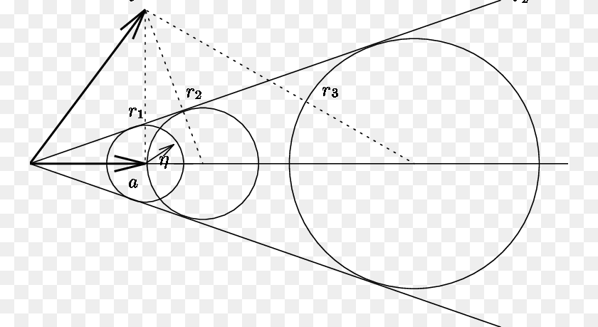 756x459 Geometric Construction Of The Solution For A Simple Circle, Triangle, Diagram, Animal, Fish Transparent PNG