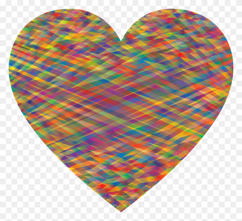 2334x2118 Geometric Heart 6 Clip Arts Heart, Rug, Pattern, Ornament HD PNG Download