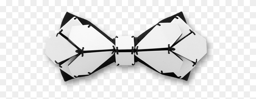 567x265 Geometry Little Bee In Black White Bow Tie Formal Wear, Machine, Propeller, Arrow HD PNG Download