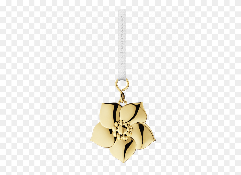 551x551 Georg Jensen Johanne Christmas Rose Gold Chain, Pendant, Accessories, Accessory HD PNG Download