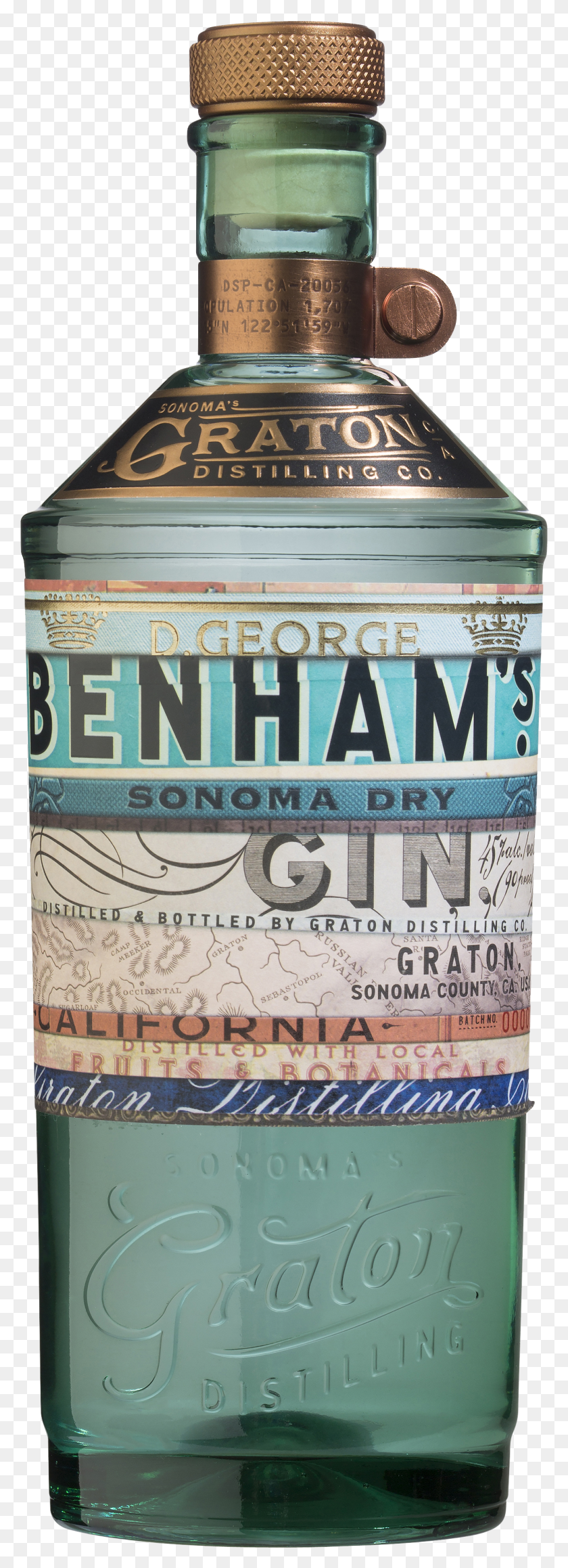 1302x3768 George Benham39S Sonoma Dry Gin D George Benham39S Sonoma Dry Gin Hd Png Descargar Png