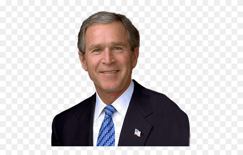 497x477 George Bush Image George W Bush, Tie, Accessories, Accessory HD PNG Download
