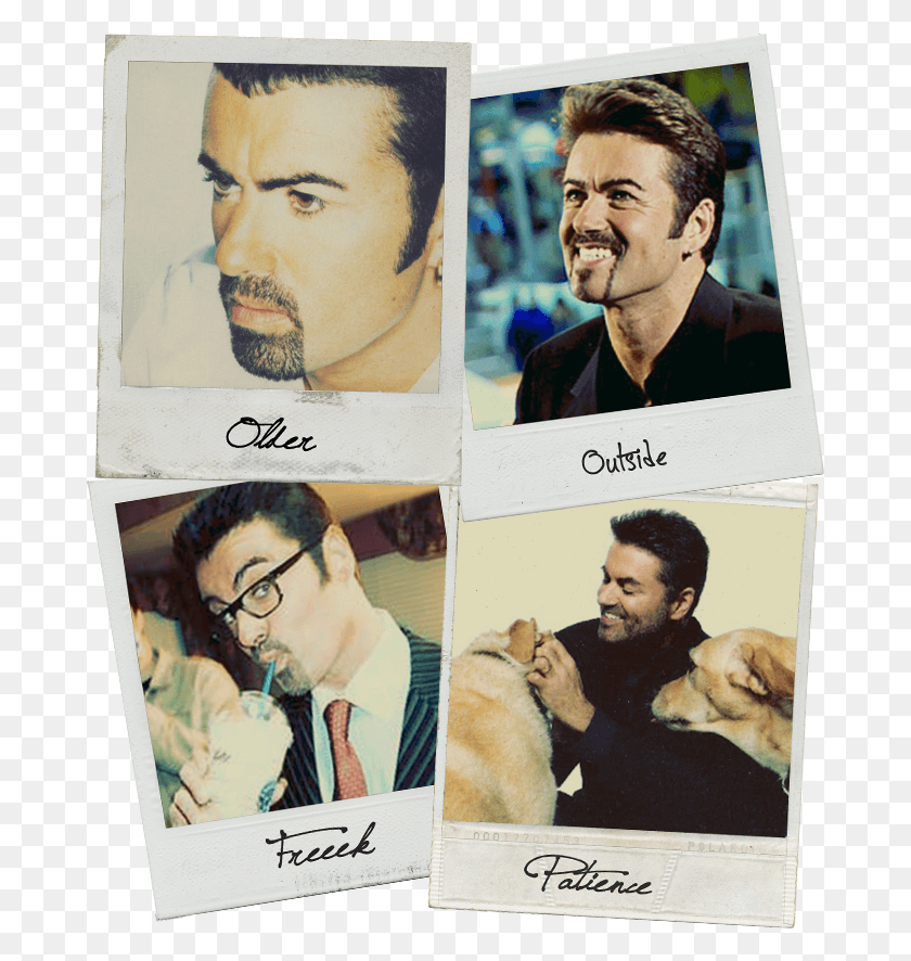 681x826 Descargar Png George George Michael Poster George Michael Wham Collage, Anuncio, Persona, Cara Hd Png