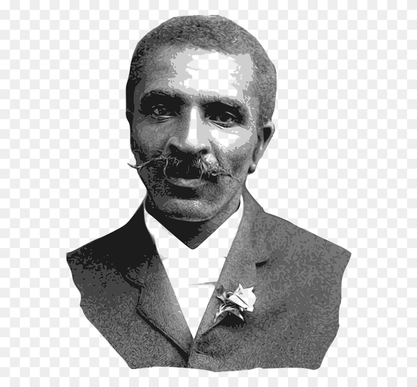 576x720 George Washington Carver America George Washington Carver White Background, Head, Face, Person HD PNG Download
